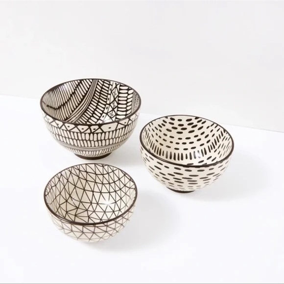 Short Stories Dining Short Stories Ceramic Nesting Bowl Set 3